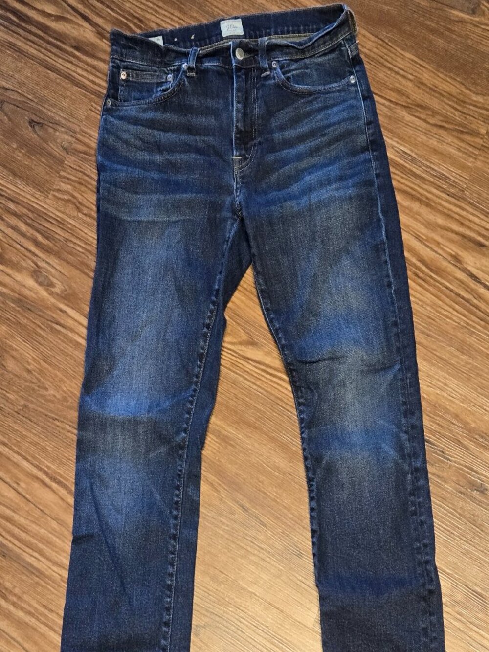 J.Crew Men’s 484 Slim Stretch Jeans 32x34 Kurabo Dark Indigo Denim